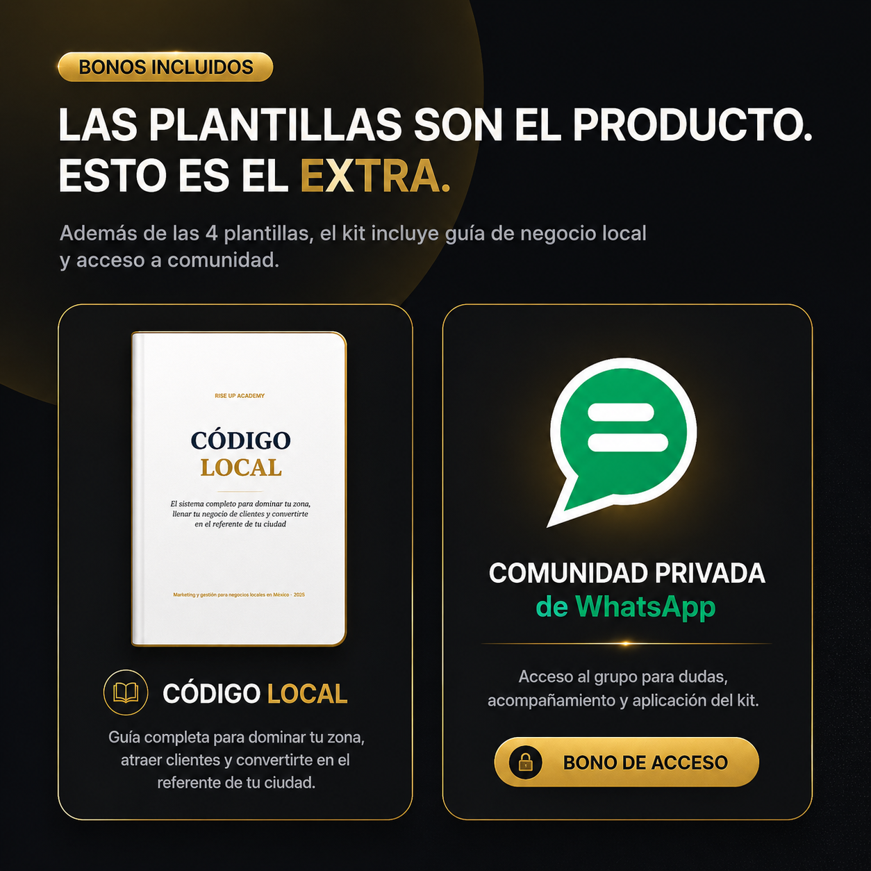 Kit de plantillas: Negocio Bajo Control
