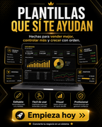 Pack de Plantillas Pro para Negocios | Controla tu Dinero, Inventario y Ganancias