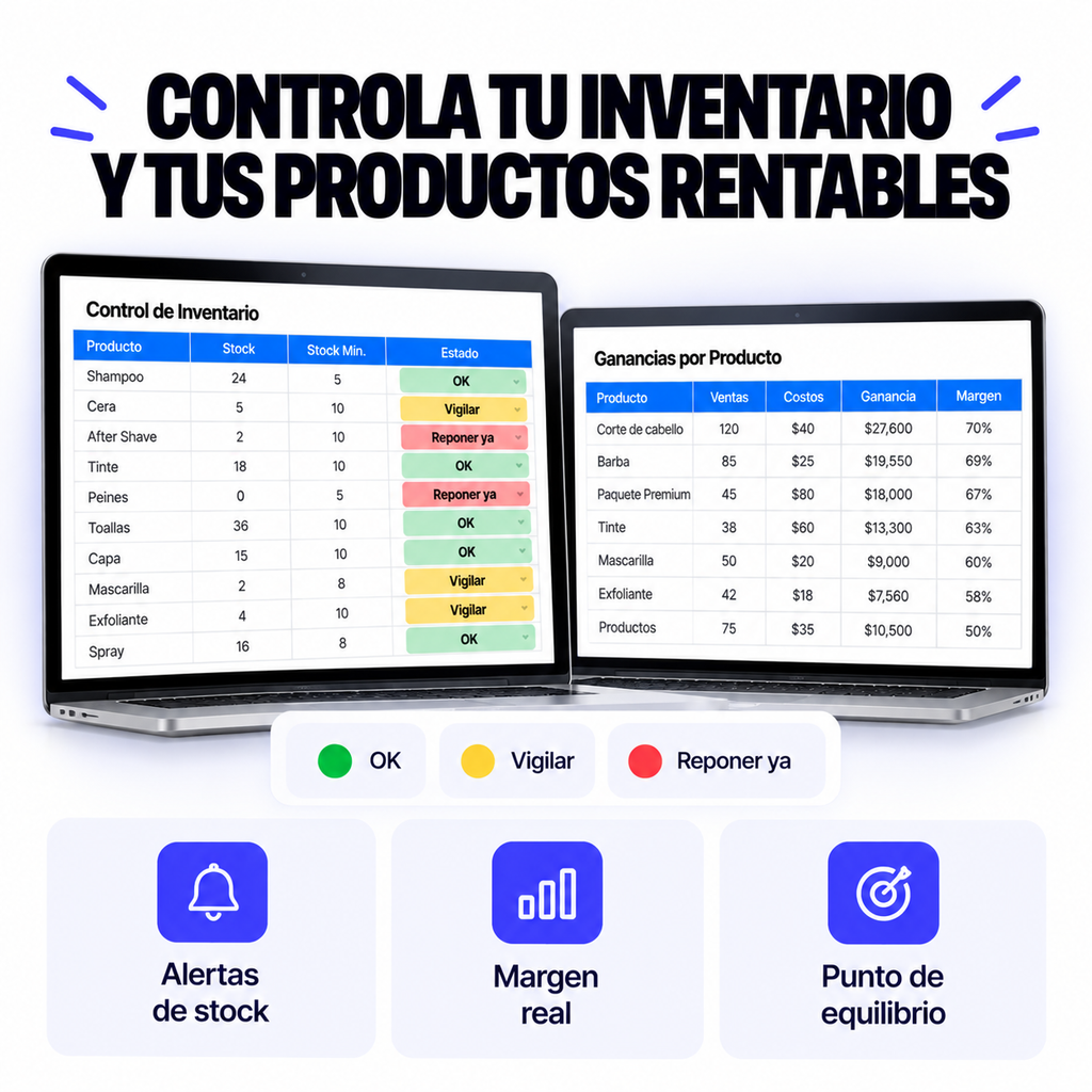 Kit de plantillas: Negocio Bajo Control