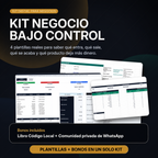 Kit de plantillas: Negocio Bajo Control